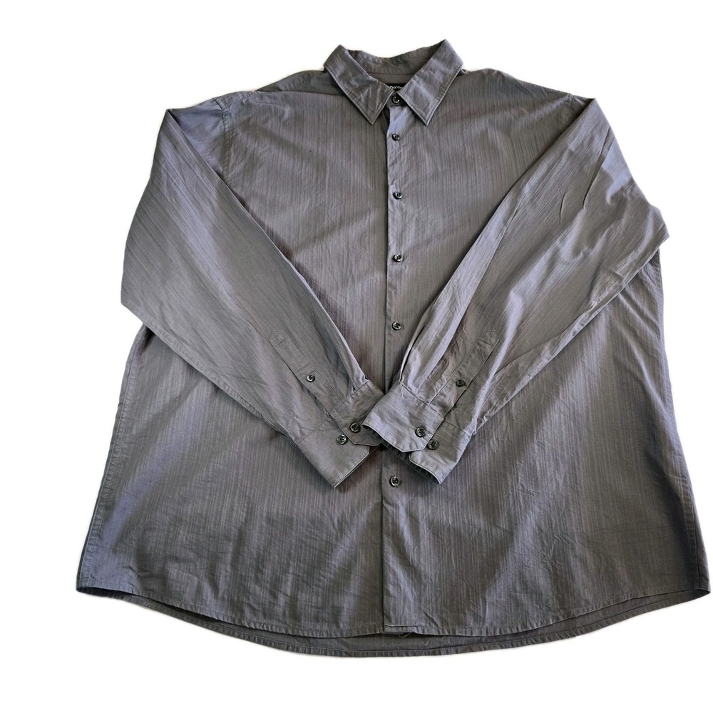 Claiborne Men's 2XL Collared Button Down Long Sleeve Shirt 100% Cotton
